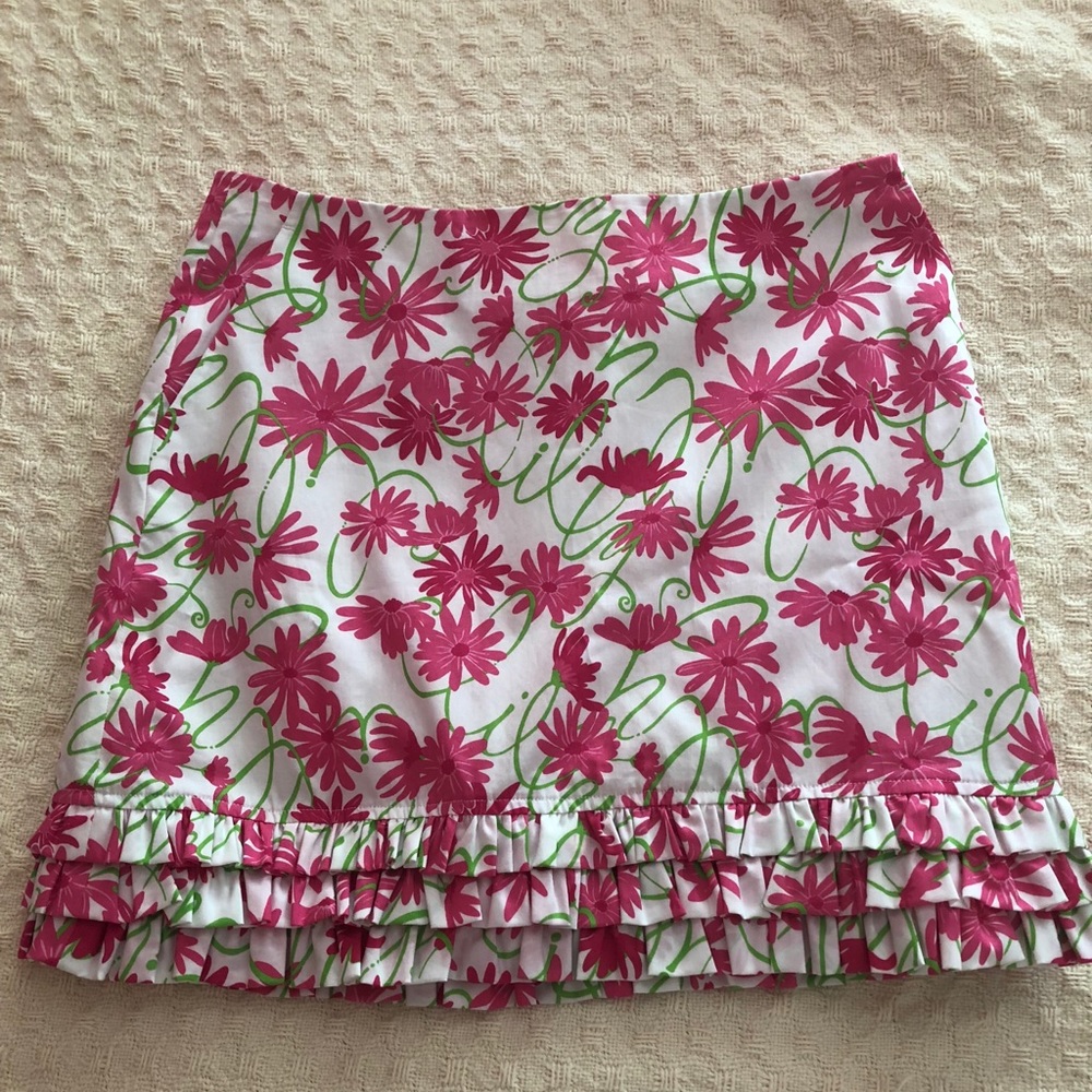 Lilly Pulitzer Ruffle Skirt - Size 2